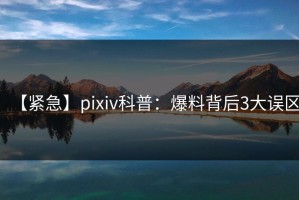 【紧急】pixiv科普：爆料背后3大误区
